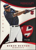 Byron Buxton Unsigned 2015 Panini Immaculate Jersey Card