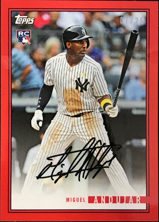 Miguel Andujar  2018 Topps Rookie Card #41B
