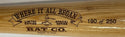 Thurman Munson unsigned Where It All Began Commemorative Bat MLB #190/250