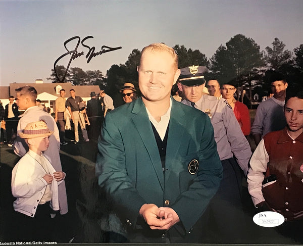 Jack Nicklaus Autographed Golf 8x10 Photo (JSA)