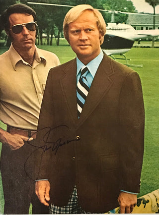 Jack Nicklaus Autographed Magazine Page