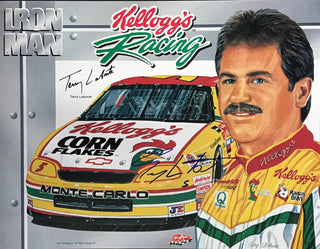 Terry Labonte Signed Racing 8x10 Photo