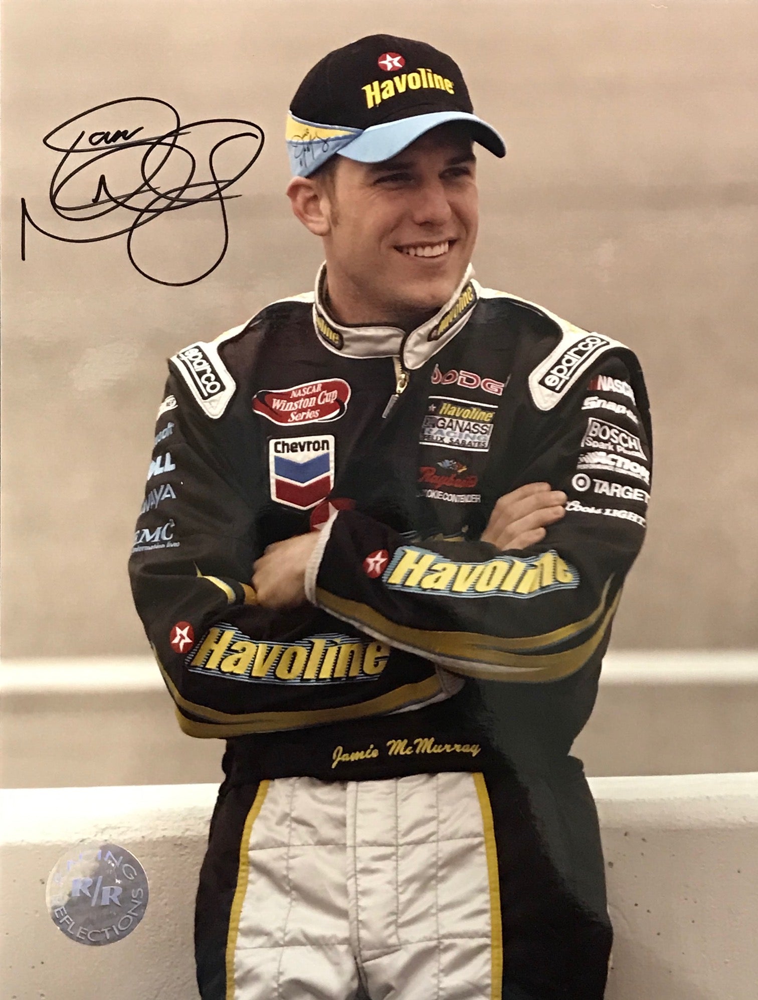Jamie McMurray Autographed 8x10 Racing Photo | Hollywood Collectibles