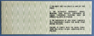 1977 Alice Cooper  Kinks  The Tubes Anaheim Stadium CA. Concert Ticket Stub