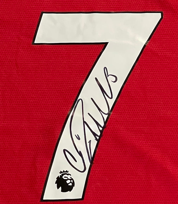 Cristiano Ronaldo Autographed Manchester United Home Kit (BVG)