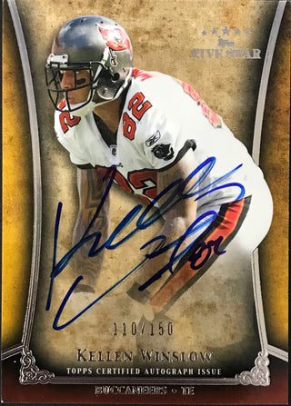 Kellen Winslow Autographed 2011 Topps Five Star Card