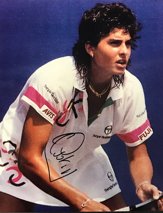 Gabriela Sabatini Autographed Tennis 8x10 Photo