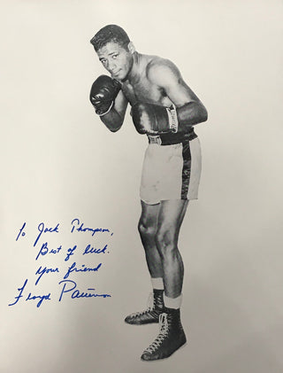 Floyd Patterson Autographed 8x10 Boxing Photo