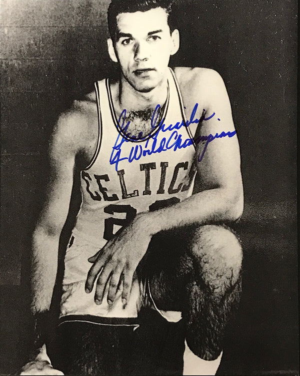 Gene Guarilia Autographed 8x10 Photo Boston Celtics