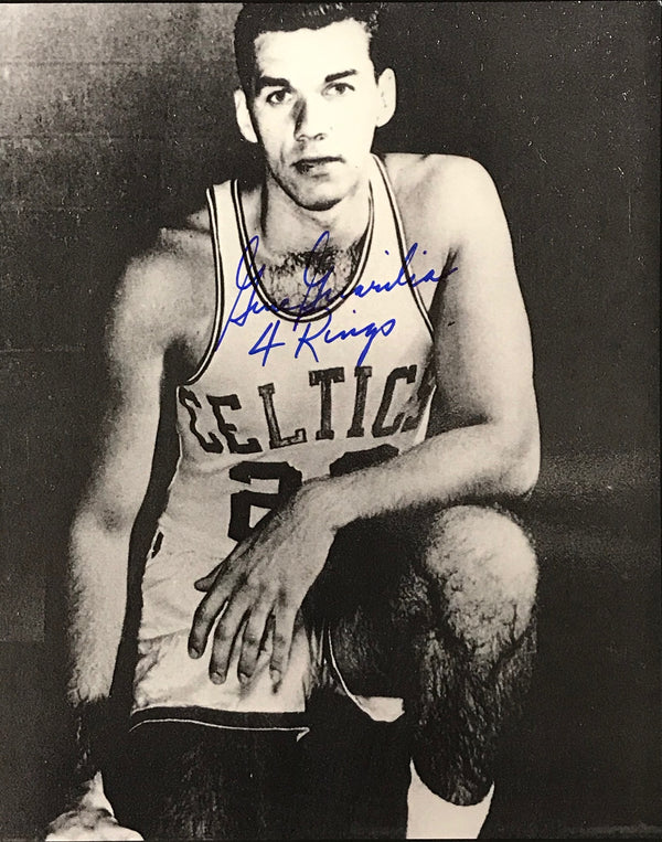 Gene Guarilia Autographed 8x10 Photo Boston Celtics