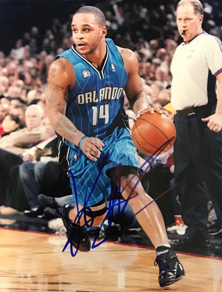 Jameer Nelson Autographed 8x10 Photo Orlando Magic