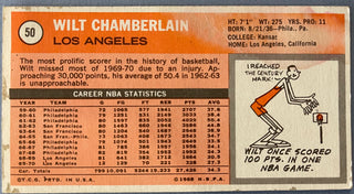 Wilt Chamberlain 1970-71 Topps Basketball Card #50