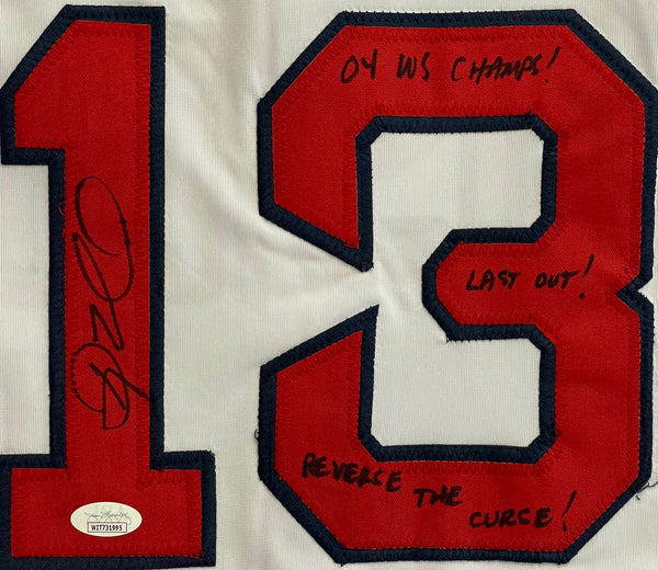 Doug Mientkiewicz Autographed Boston Red Sox Jersey (JSA)