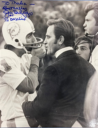 Jim Del Gaizo Autographed 8x10 Football Photo