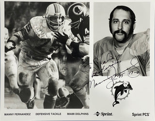 Manny Fernandez Autographed 8x10 Football Photo