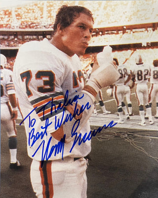 Norm Evans Autographed 8x10 Football Photo