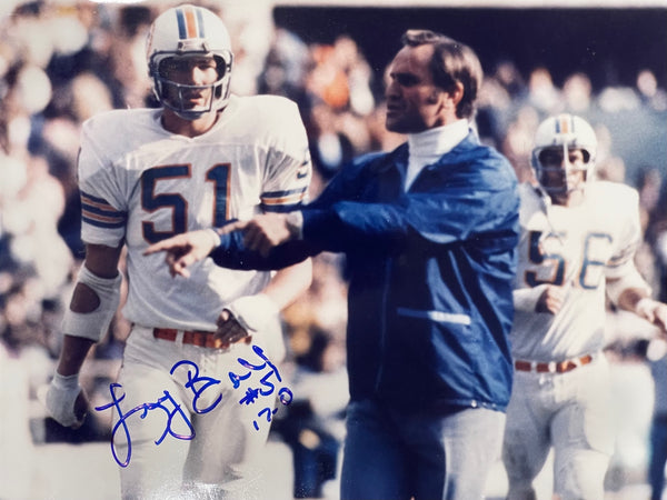 Larry Ball Autographed 8x10 Football Photo