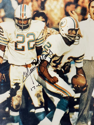 Mercury Morris Autographed 8x10 Football Photo