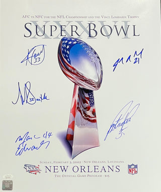 Super Bowl XXXVI Autographed 16x20 Photo (JSA)