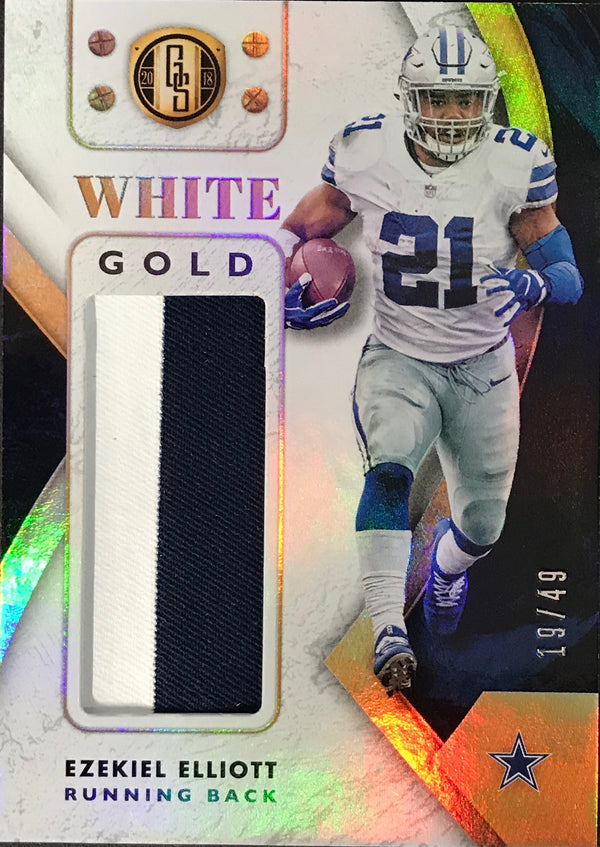 Ezekiel Elliott 2018 Panini Gold Standard Card 19/49