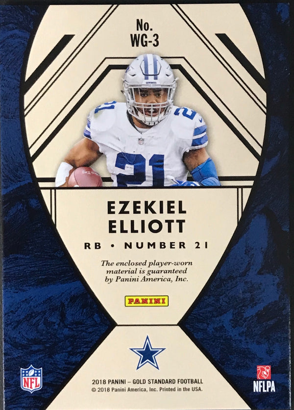 Ezekiel elliott gold outlet jersey