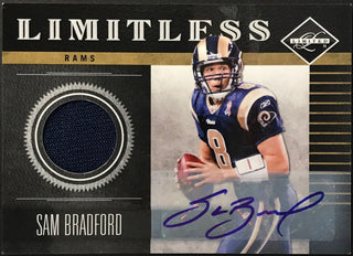 Sam Bradford Autographed 2011 Panini Limitless Card