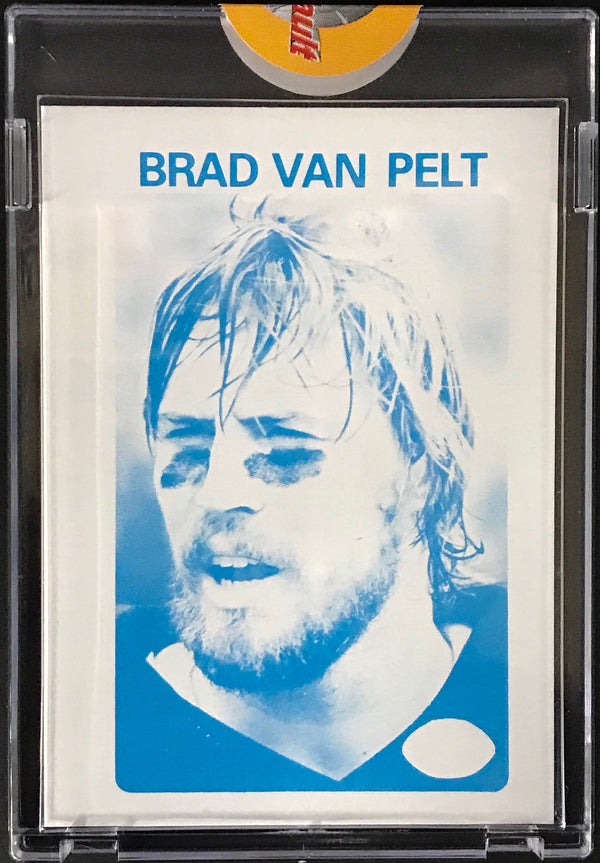 1978 Topps Football Proof Card Brad Van Pelt Giants