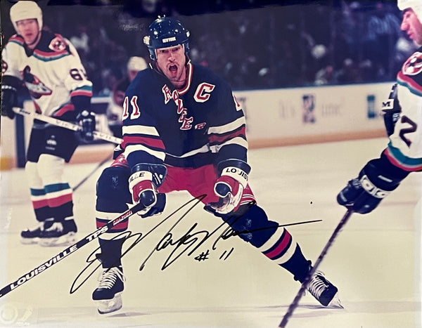 Mark Messier Autographed 8x10 Hockey Photo