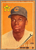 Lou Brock 1962 Topps Baseball Card #387