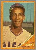 Ernie Banks 1962 Topps Baseball Card #25