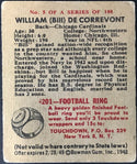 William De Correvont 1948 Bowman Football Card No 5