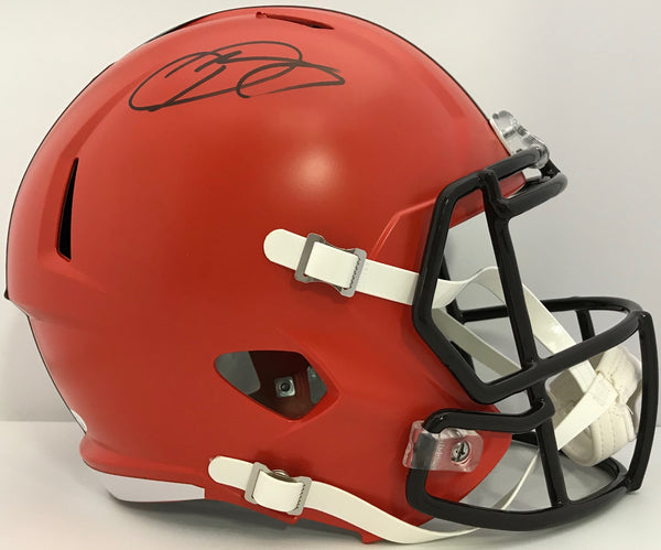 Odell Beckham Autographed Cleveland Browns Replica Speed Helmet