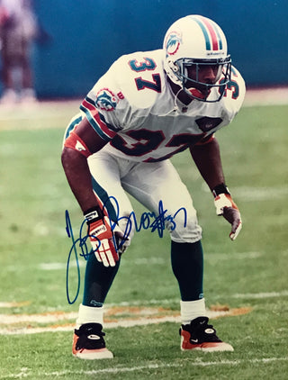 J.B. Brown Autographed 8x10 Photo Miami Dolphins