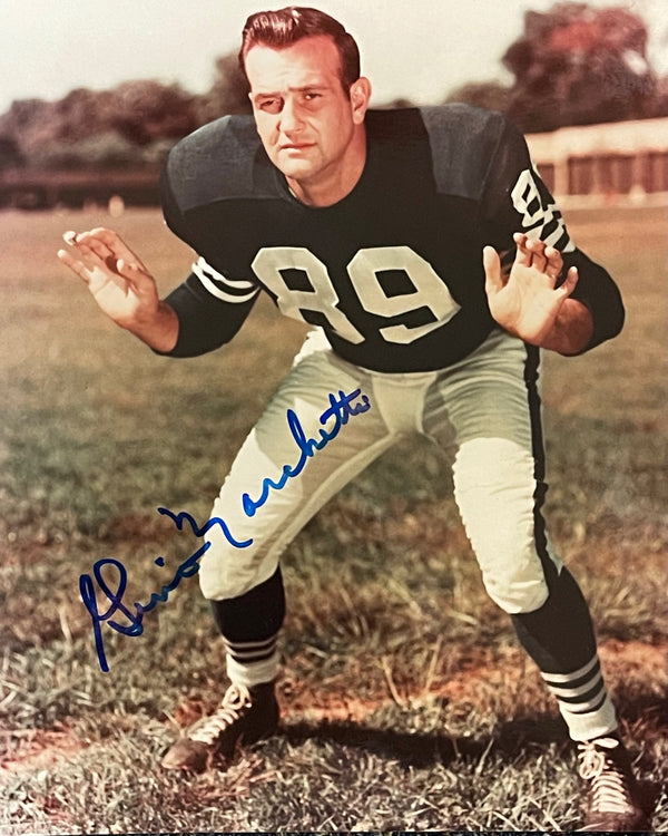 Gino Marchetti Autographed 8x10 Football Photo