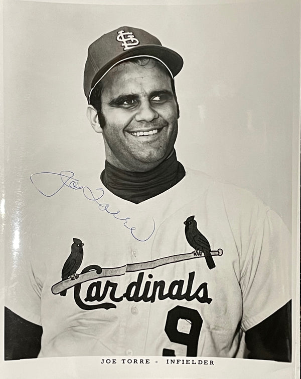 Joe Torre Autographed 8x10 Baseball Photo