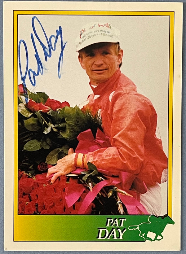 Pat Day Autographed 1993 Horse Star Cards