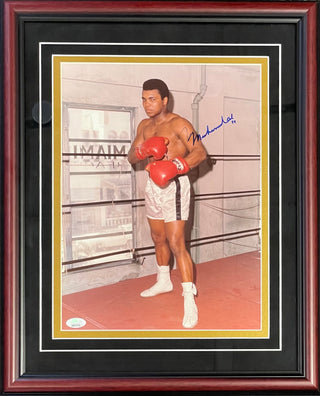 Muhammad Ali Autographed Framed 11x14 Photo (JSA)