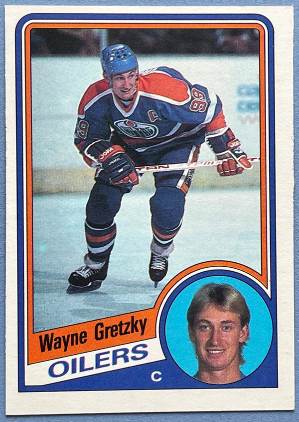 Wayne Gretzky Unsigned 1984-85 O-Pee-Chee Hockey Card #243