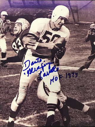 Dante Gluefingers Lavelli autographed 8x10 Photo Cleveland Browns