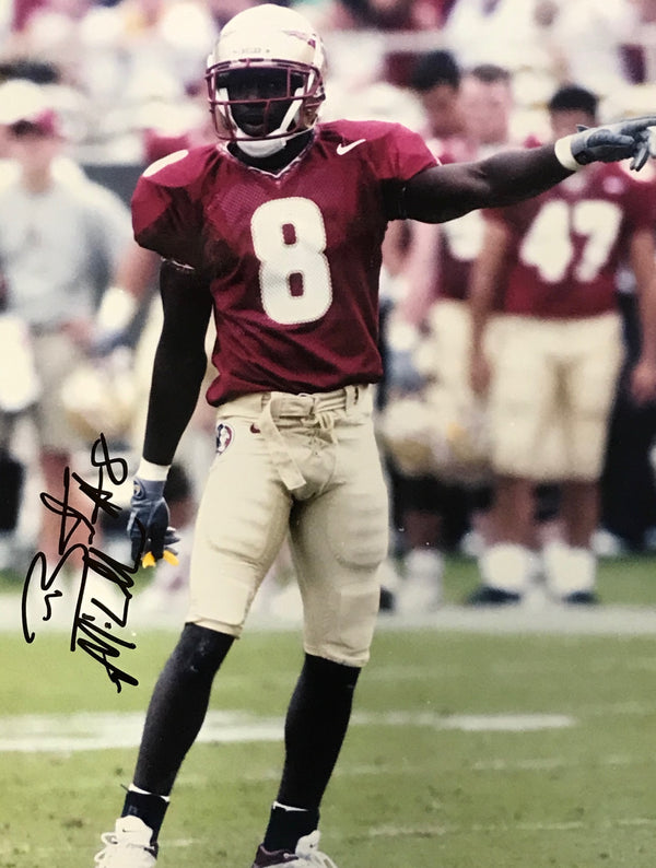 Bryant McFadden Autographed 8x10 Photo Florida State Seminoles