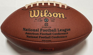 Junior Seau Autographed Wilson NFL Football