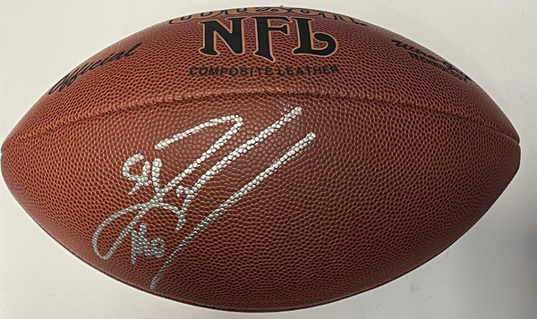 Zach Thomas Autographed Wilson NFL Football