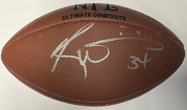 Ricky Williams Autographed Wilson NFL Football