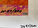 Cole Hamels Autographed Kenitic Impressionism 26x32 Canavas (MLB)