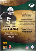 Paul Hornung 2009 Upper Deck Icons Card (Copy)