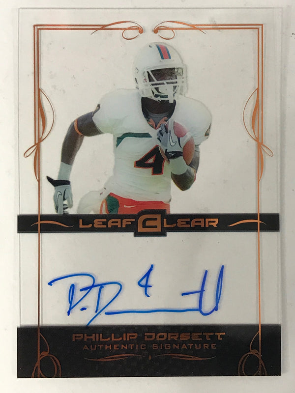 Phillip Dorsett Autographed 2015 Leaf Card