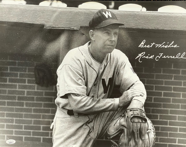 Rick Ferrell Autographed 16x20 Baseball Photo (JSA)
