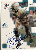 Paul Warfield Autographed 1999 Upper Deck SP Signature Card
