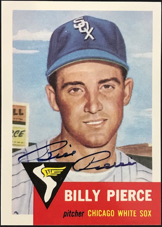 Billy Pierce 1991 Autographed (1953) Series Topps Archives Card