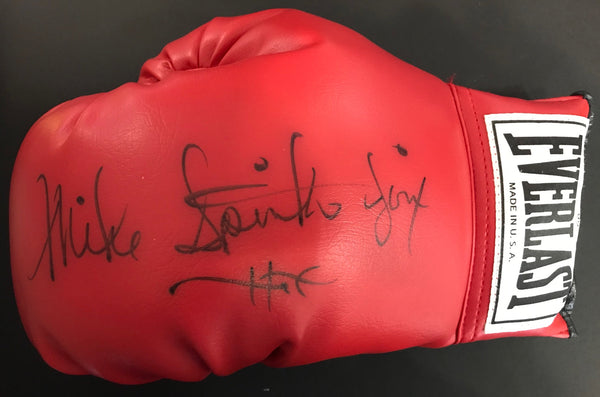 Michael Spinx Autographed Red Everlast Left Boxing Glove